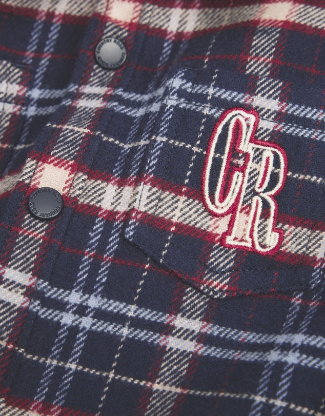 Country Road - Organically Grown Cotton Hooded Check Shirt