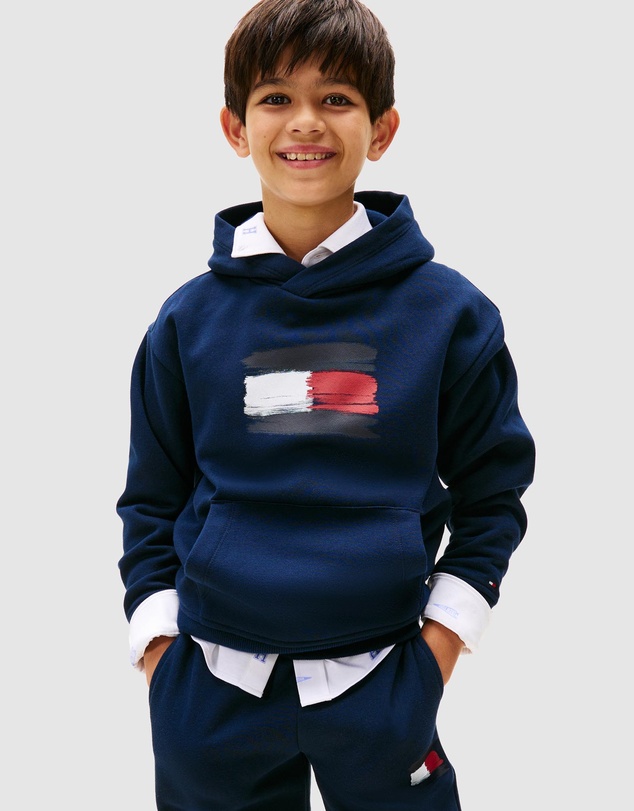 Tommy Hilfiger - Hilfiger Flag Hoody - Teens