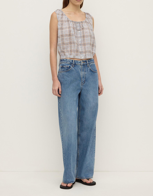 Assembly Label - Auden Check Top