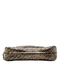 Pre-Loved by Azura Reborn - Pre-Loved Metallic Calfskin Intrecciomirage Chain Flap Crossbody