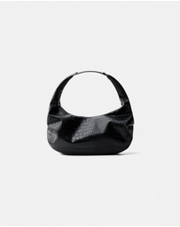 Bershka - Leather Effect Maxi Bag