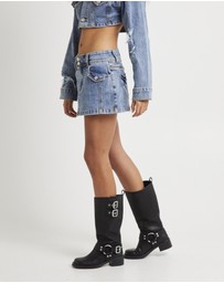 Insight - Roxy Mini Denim Skirt