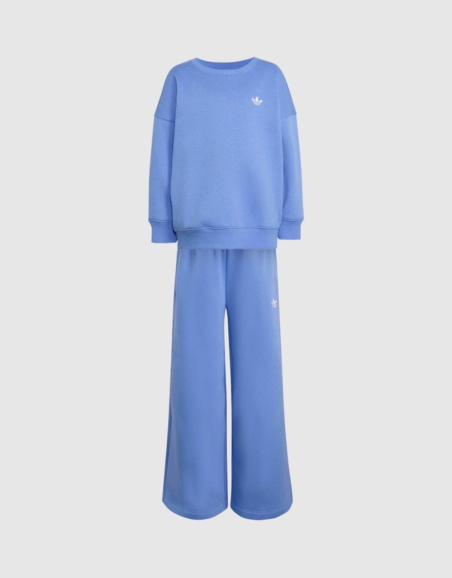 adidas Originals - Loose Crew Wide Leg Pants Set - Kids-Teens