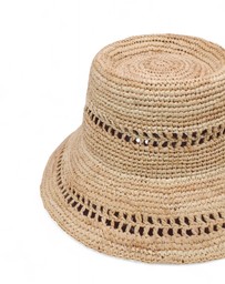 Morgan & Taylor - Naia Crochet Bucket Hat in Natural