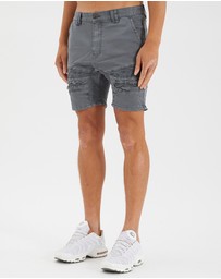 Nena & Pasadena - Viper Denim Shorts
