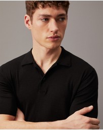 Calvin Klein - Cotton Silk Polo Shirt
