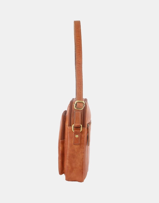 Pierre Cardin - Pierre Cardin Leather Unisex Cross Body Bag