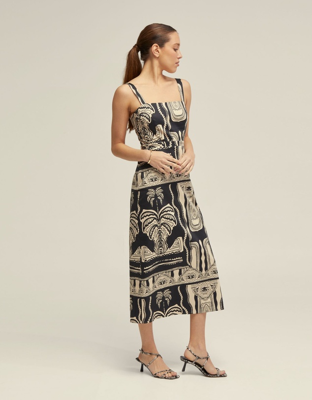 Oxford - Margot Printed Dress