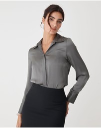 Forcast - Mae Satin Shirt