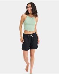 Roxy - Womens Sweetest Day Elastic Waist Shorts