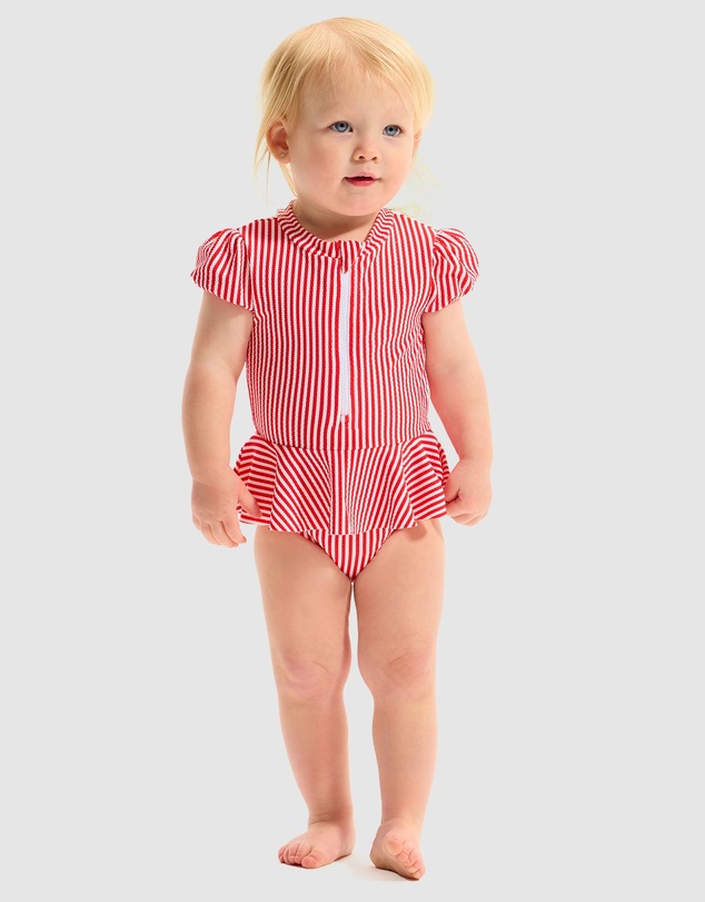 Seafolly - Textured Peplum Sunsuit - Babies