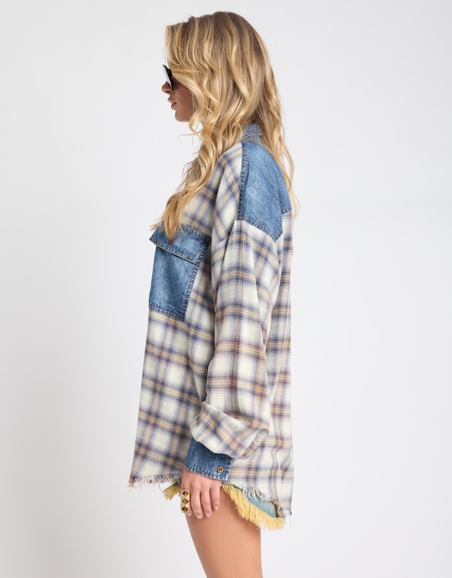 ONE TEASPOON - Oversized Flannel Shirt