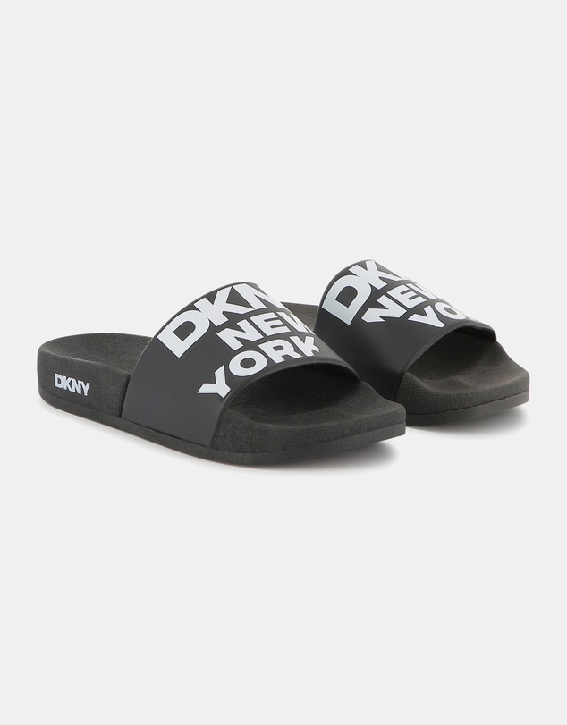DKNY - Logo Aqua Slides - Kids-Teens