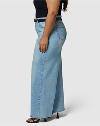 Sunday In The City - Burnt Halo Flare Jean