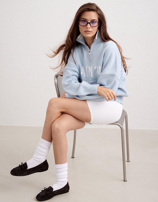 Aim'n - College Knitted Half Zip