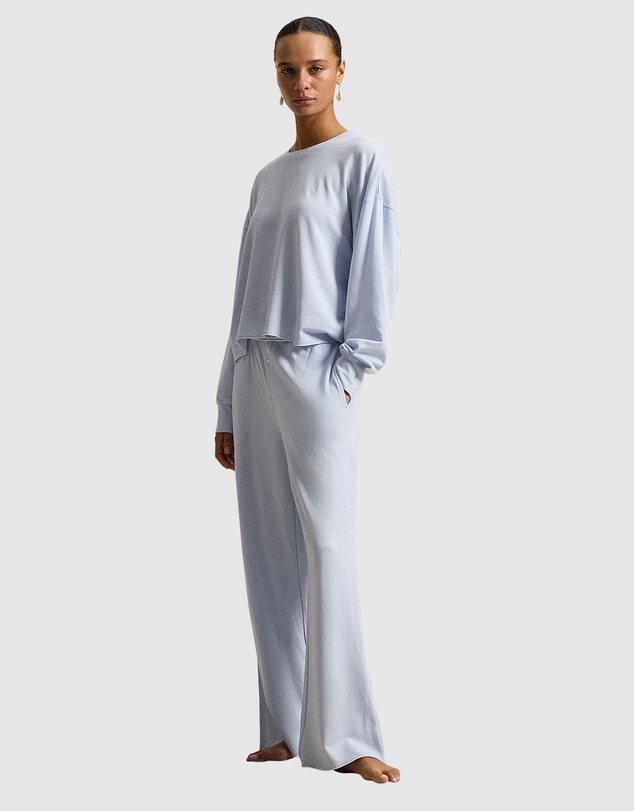 Polo Ralph Lauren - Club Terry Long Sleeve Cotton Jersey Pyjama Set