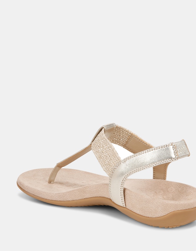 Vionic - Brea Slingback Sandal - Gold Leather
