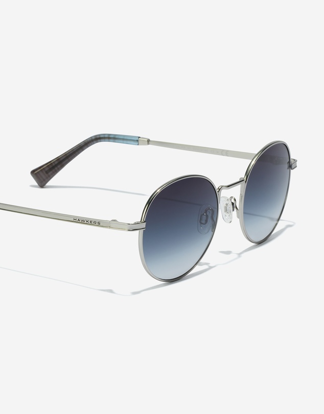 Hawkers Co - HAWKERS - Silver Blue MOMA Sunglasses for Men and Women UV400