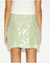 Dazie - Discoteca Sequin Mini Skirt