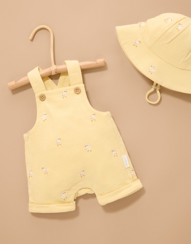 Purebaby - Broderie Overall- Kids-Babies