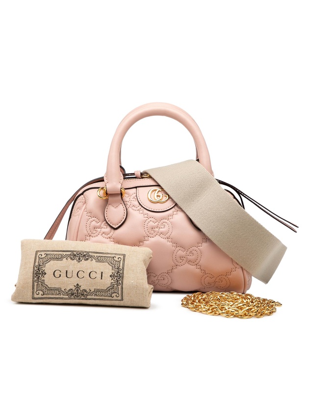 Pre-Loved by Azura Reborn - Pre-Loved Mini GG Marmont Matelasse Leather Satchel