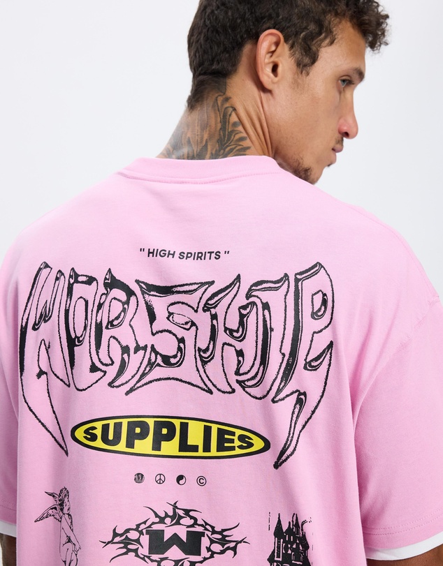 Worship - Is This It Box Fit Cropped Layer Tee