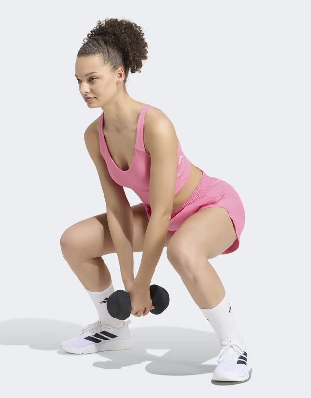 adidas Performance - 3 Stripes Studio All Me Light Support Bra Womens