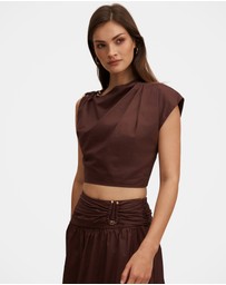 Forever New - Dottie Draped Hardware Top