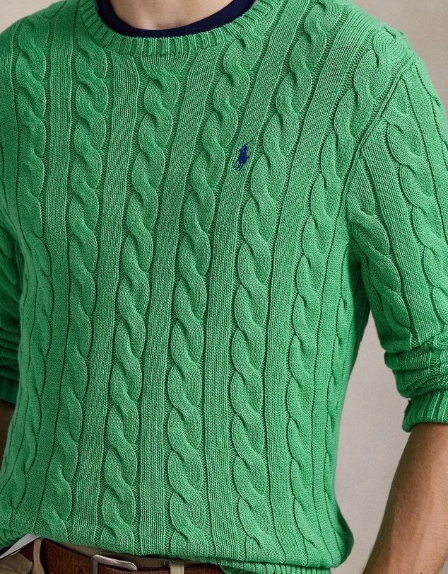 Polo Ralph Lauren - ICONIC EXCLUSIVE - Cable-Knit Cotton Sweater