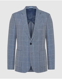 Oxford - Milton 1/2 Lined Checked Blazer