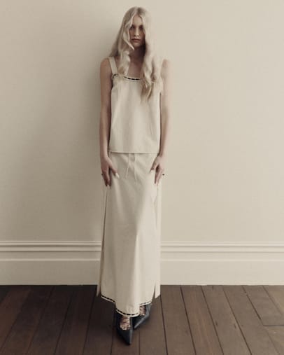 Ivory Cotton Poplin