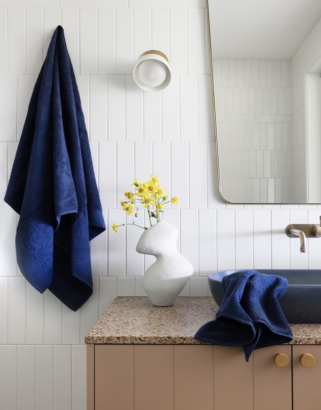 Bambury - Elvire Bath Towel 68x137cm Navy