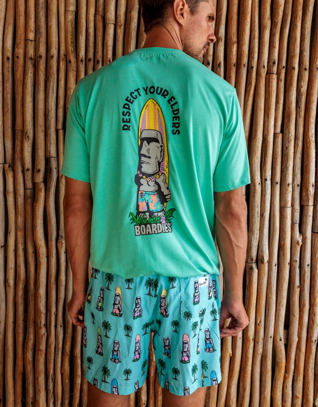 Boardies - Boardies Island Elders Mid Length Swim Shorts