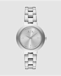 Armani Exchange - Silver Tone Analogue Watch