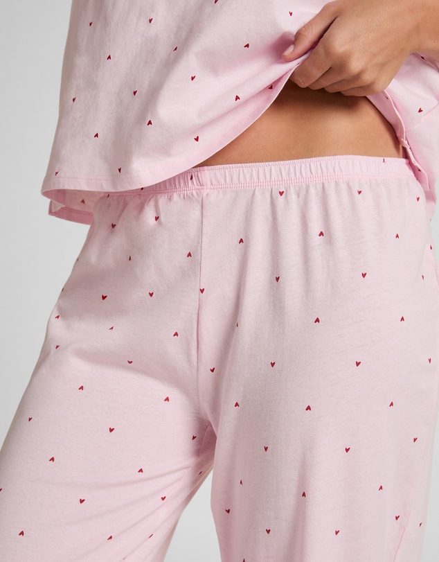 Hunkemoller - Cotton Short Sleeve Pyjama Set