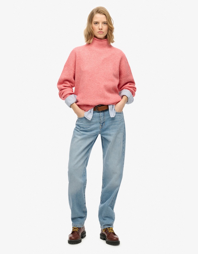 Superdry - Slouchy Mock Neck Jumper