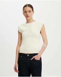 Cotton On - Double Knit Boat Neck