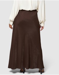 Something 4 Olivia - Luxe Satin Maxi Skirt
