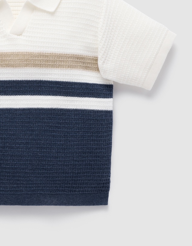Purebaby - Knitted Polo- Kids-Babies