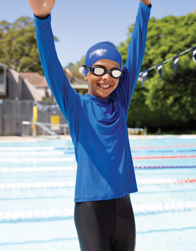 Zoggs - Bells LS Sun Top Ecolast - Kids-Teens