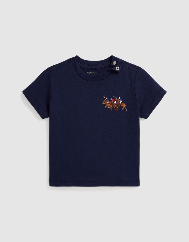 Polo Ralph Lauren - Triple-Pony Cotton Jersey Tee - Babies