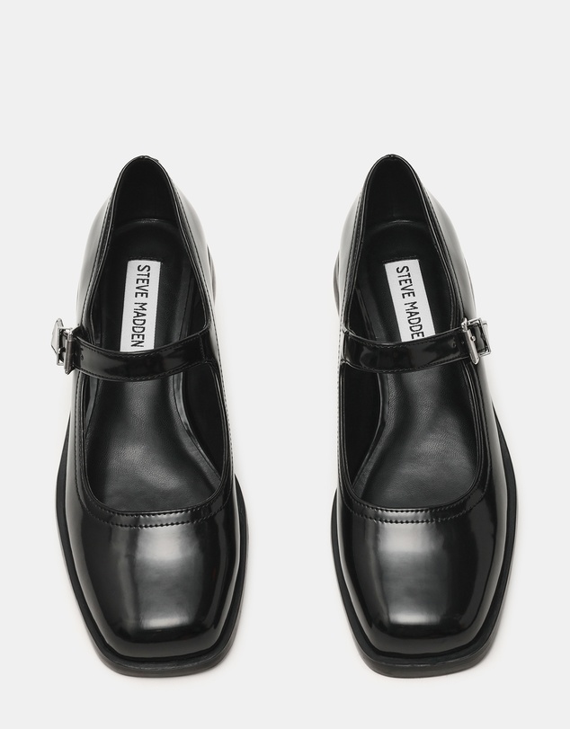Steve Madden - Dominic Black Mary Janes