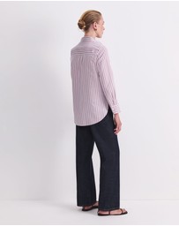 Sportscraft - Hannah Stripe Cotton Silk Shirt