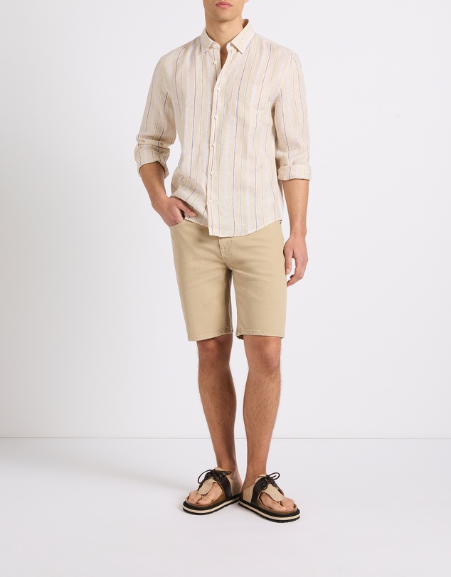 Marcs - Sherlock Stripe Linen Shirt