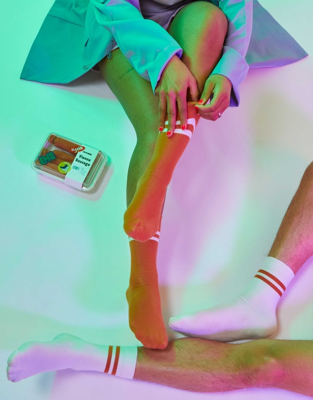 EAT MY SOCKS - Socks Vienna Sausage 2 pairs