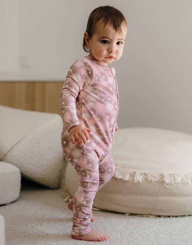 Kynd Baby - Day Or Night Onesie in Bold Floral