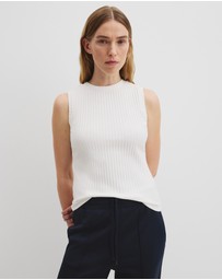 Country Road - High Neck Rib Tank