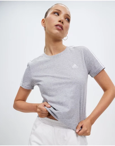 adidas Sportswear - Loungewear Essentials Slim 3-Stripes Tee