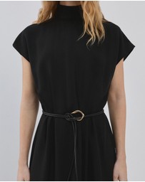 M.N.G - Lyocell Dress With Belt