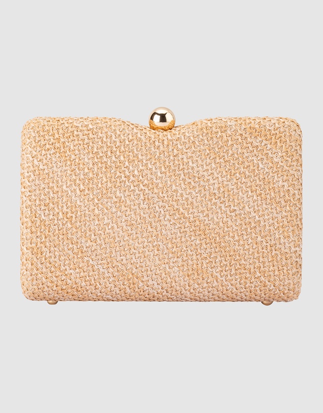 Olga Berg - Birdie Textural Handle Bag